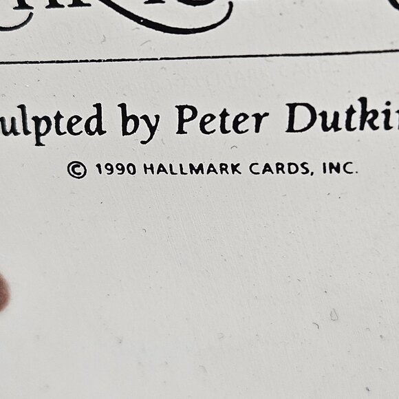 Hallmark Figurine Heirloom Santa Collection A Joyous Christmas 1990 Dutkin - Picture 10 of 10